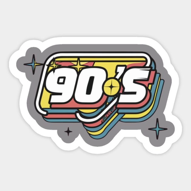 90's vibe Sticker by DreamingWhimsy